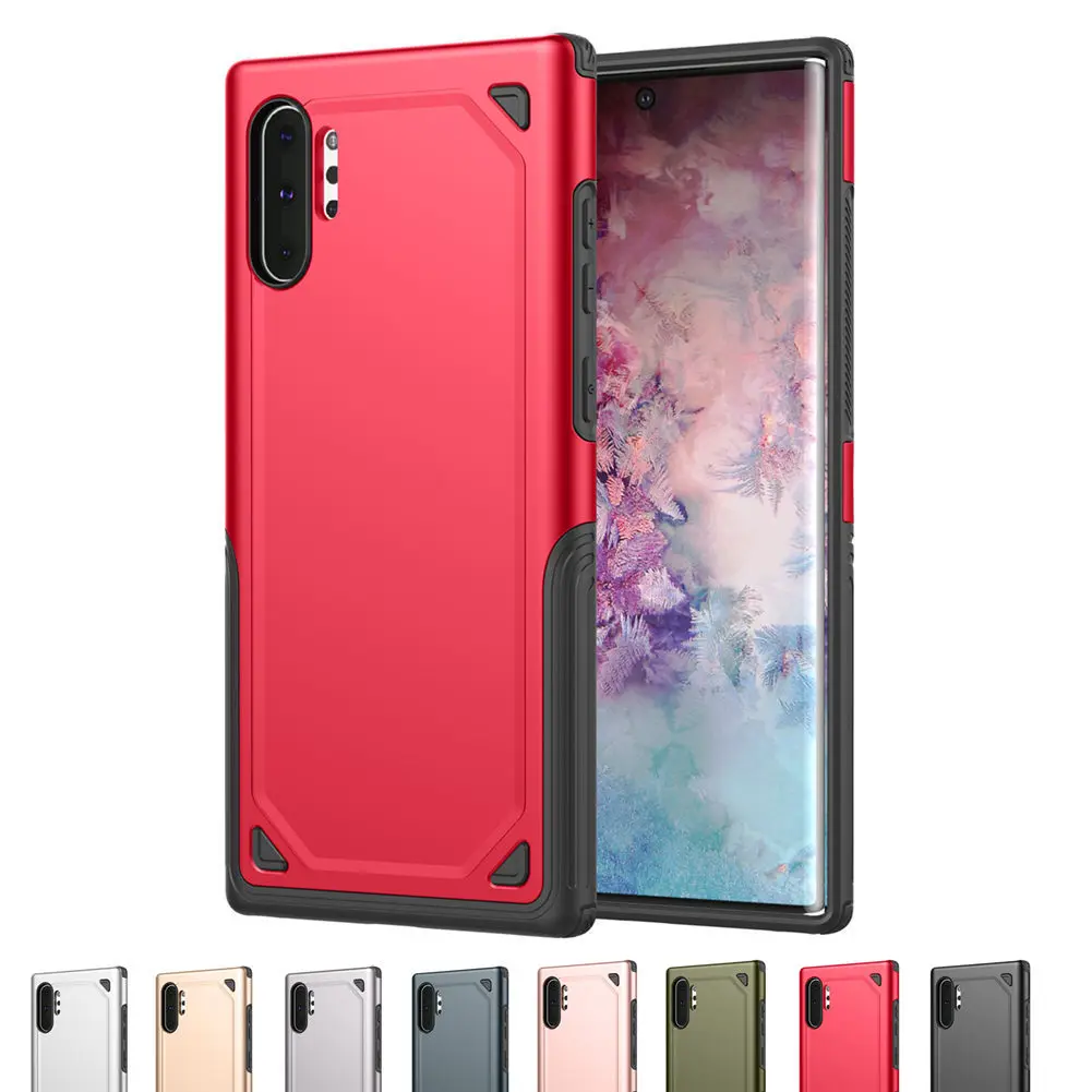Армированный чехол для телефона Samsung Galaxy Note 10 + 5G Note10 Гибридный Тонкий
