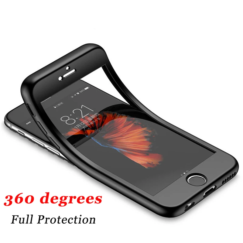 Роскошный 360 полноразмерный чехол для телефона iPhone XR X 6 6S Plus мягкий силиконовый