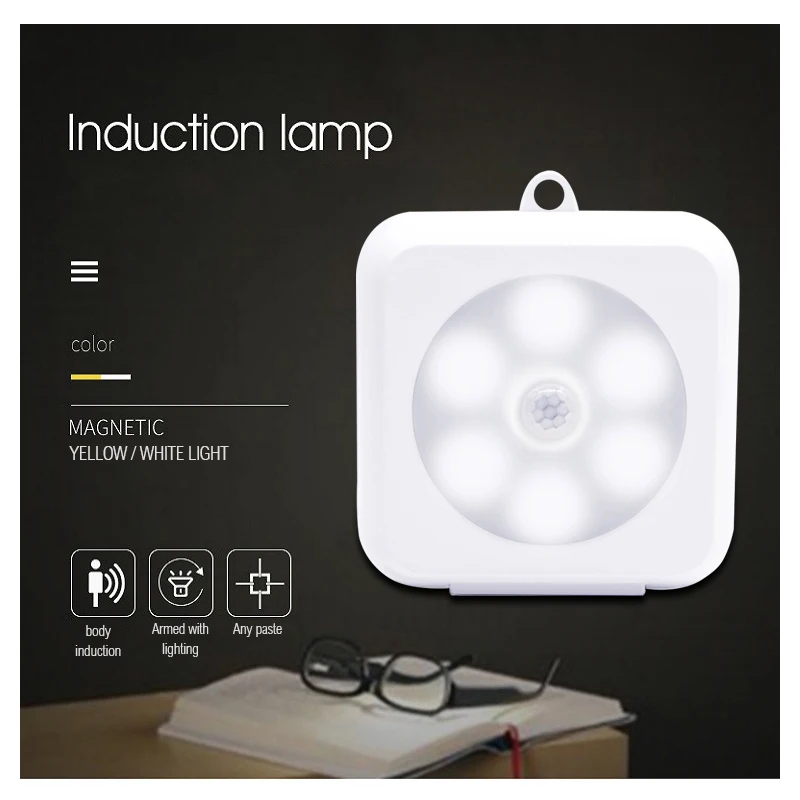 Инфракрасный датчик движения DONWEI светодиодный ночсветильник с беспроводным