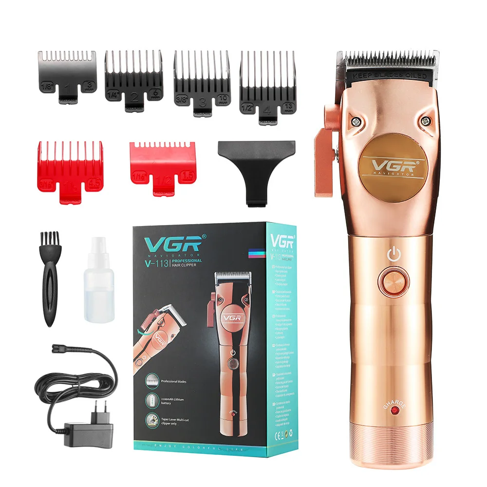 

VGR Electric Hair Trimmers Rechargeable Hair Clipper Electric Razor Professional Hair Trimmer Beard Trimmers Man Shaving Machine