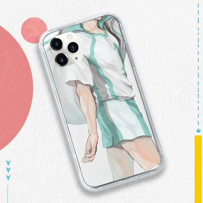 

Oikawa Tooru Haikyuu Anime Phone Case Transparent soft For iphone 5 5s 5c se 6 6s 7 8 11 12 plus mini x xs xr pro max