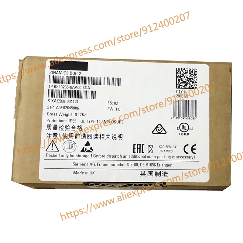

Only Sell The Brand New Original 6SL3255-0AA00-4CA1 6SL3 255-0AA00-4CA1