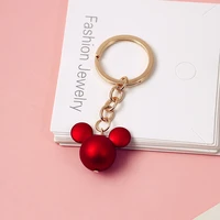 cute mickey mouse keychain car keychain pendant cartoon key chain birthday gift bag pendant