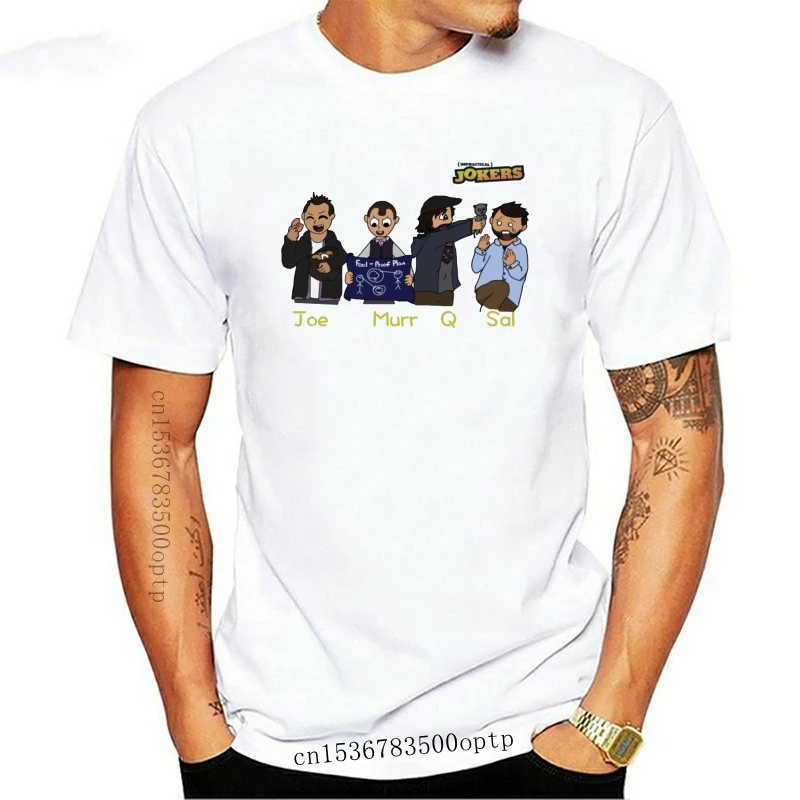 

Новинка 2021, Мультяшные Непрактичные Джокеры, черная футболка, размер S-5XL