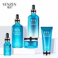 5pcs hyaluronic acid moisturizing face skin care set cleansertoneremulsionliquid serumcream korean cosmetics for dry skin