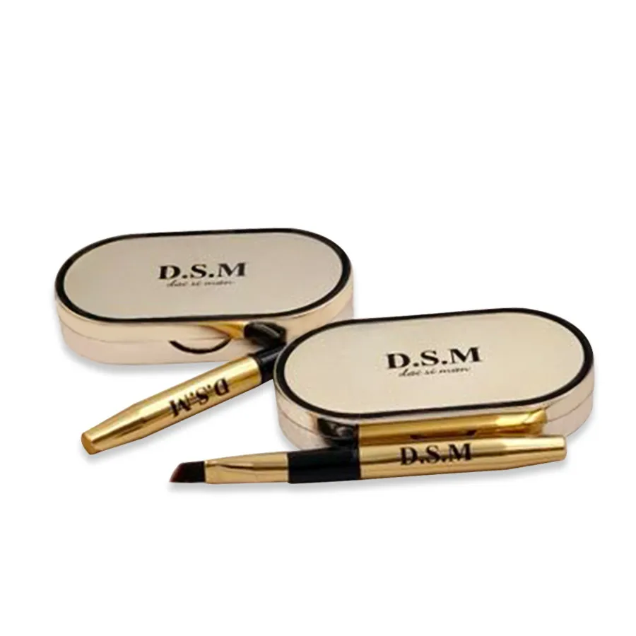 Профессиональная пудра для бровей D.S.M 2 цвета водостойкая палитра теней макияжа