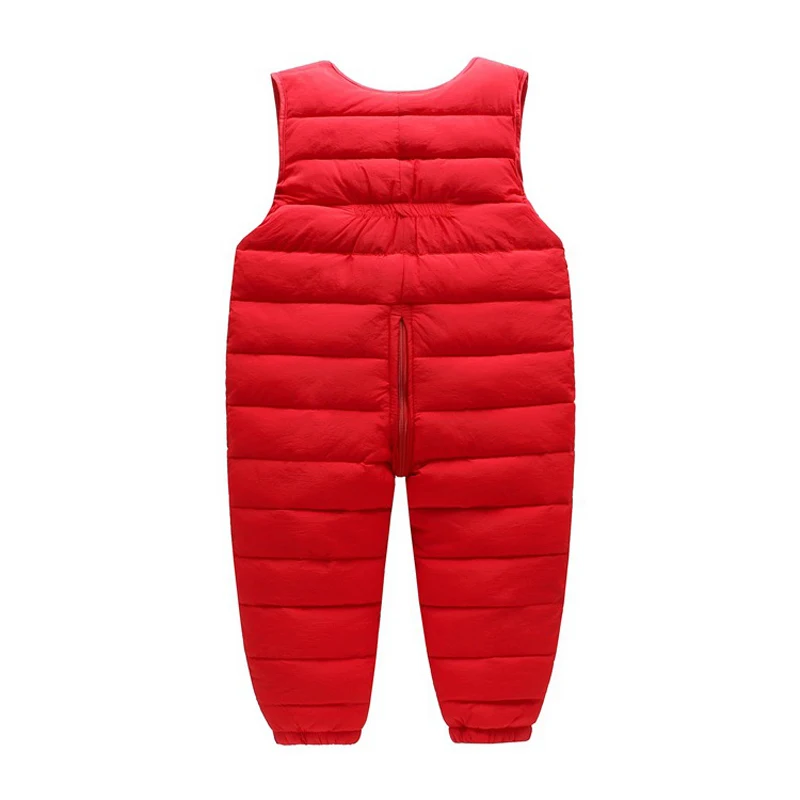 Детский пуховой комбинезон для девочек зимний хлопковый теплые