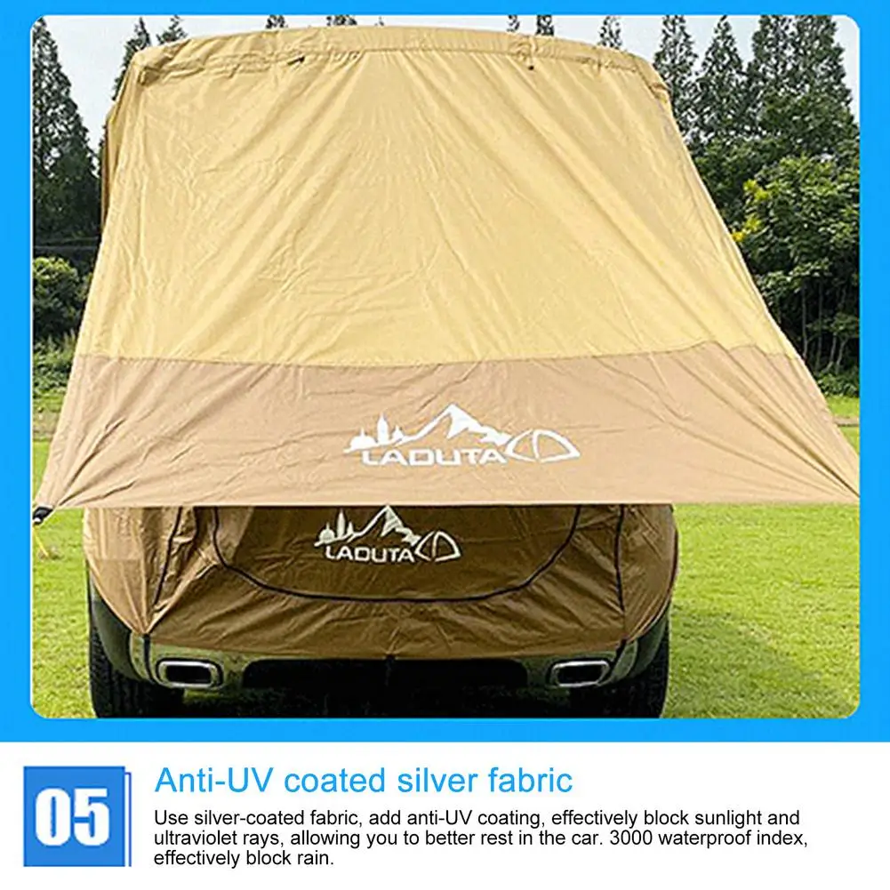 

Car Oxford Cloth Portable Truck Tent Sunshade Rainproof Four-season Tent For Outdoor Self-driving Tour Drop Shipping Hot