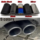 Наконечник глушителя выхлопной трубы для Skoda Octavia A7 A5 Superb Yeti VW Golf 6 7 mk6 mk7 1,4 T 1,6 T TSI, аксессуары для стайлинга автомобиля