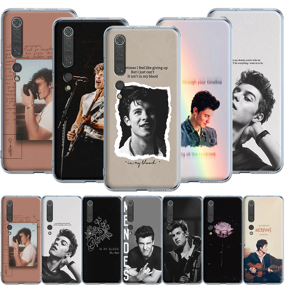 Силиконовый чехол Mendes Shawn in My кровь для Xiaomi MI Note 10 A3 A2 A1 9T 9 8 6 Max 3 SE Pro Lite Pocophone F1 |