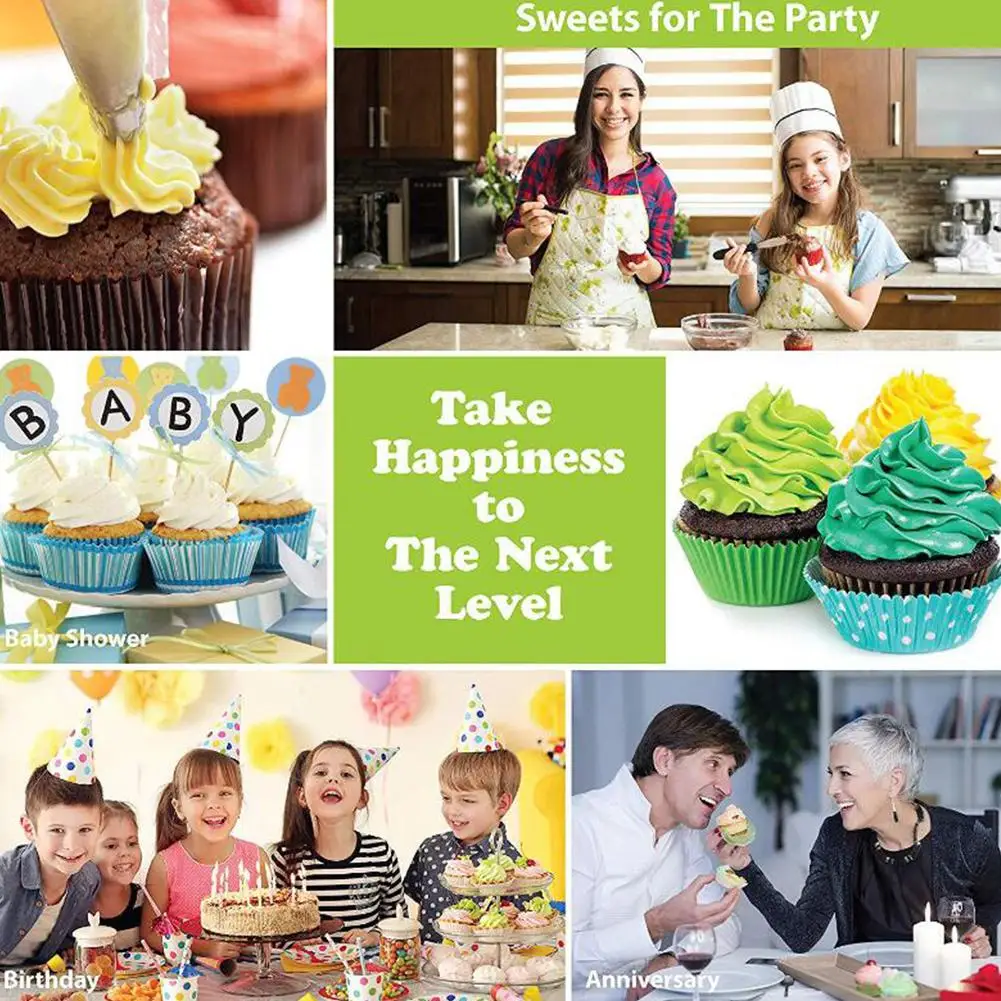 

46 Pcs Cake Decorating Kits Cake Turntable Sets Plastic Baking Tool Spatula Rotating Stand Nozzles DIY Baking Decorating Cake