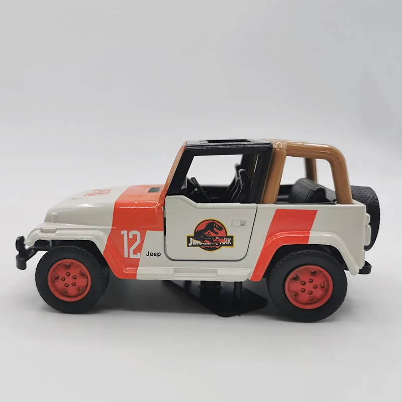 1/43 весы 12 2 см металлический сплав литье под давлением Jeep Wrangler Jurassic внедорожник