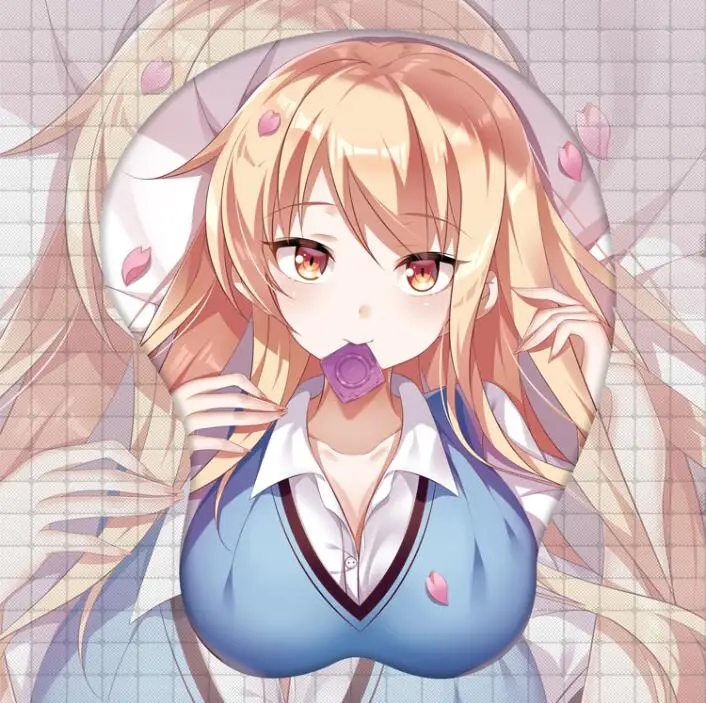 

Подставка под запястье Shiina Mashiro, подставка под мышь, подставка под мышь, игровая компьютерная клавиатура, офисный коврик, настольный подростковый коврик для мыши