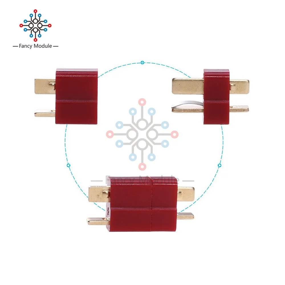 Diymore 10 компл. T-штекер XT60 Мужской и женский разъем адаптера с термоусадочной