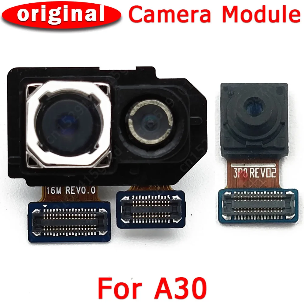 Оригинальная передняя и задняя камера для Samsung Galaxy A30, A305, модуль фронтальной камеры, гибкие запасные части