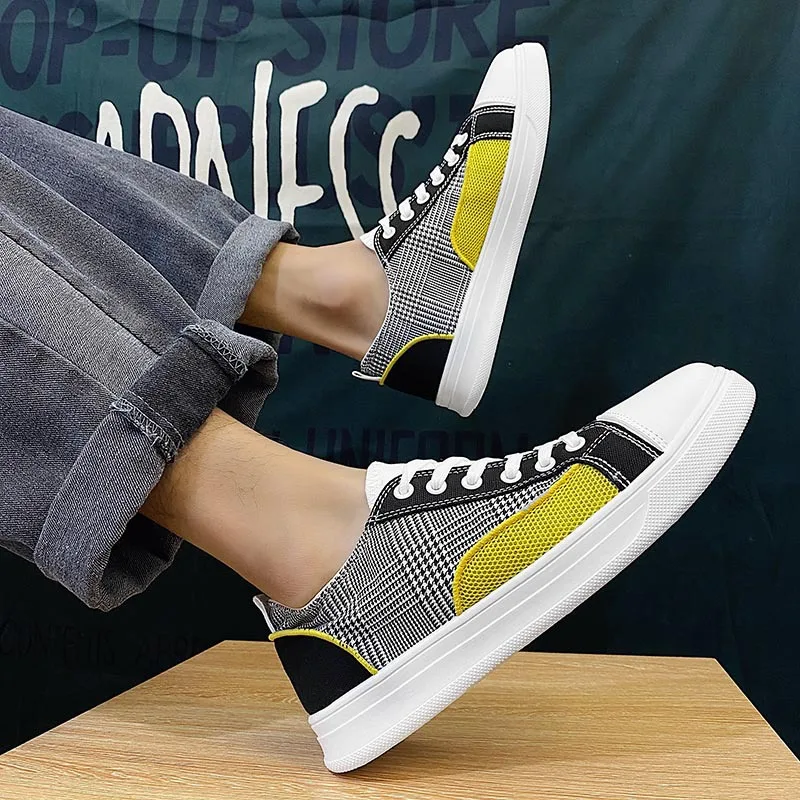 

Summer Shoes for Men Canvas Sneakers Breathable Casual Shoes Fashion Skateboard Sports Shoes Men Walking Shoes Tenis Masculino