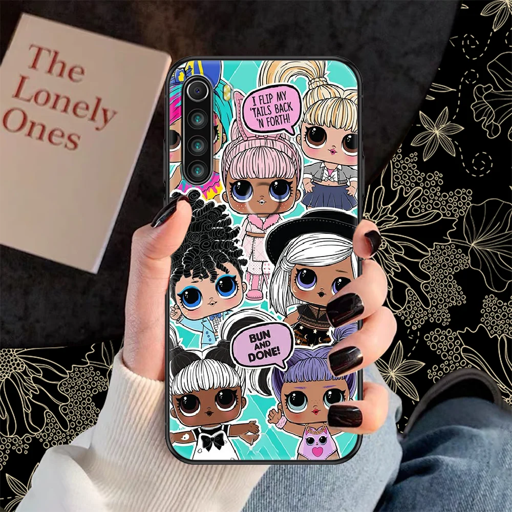 

doll cute Lol Pretty girl Phone case For Xiaomi Redmi Note 7 7A 8 8T 9 9A 9S 10 K30 Pro Ultra black fashion coque tpu Etui