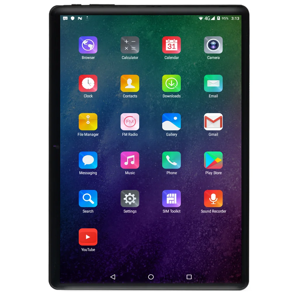 2.5D Закаленное стекло 10,1 дюймов планшетный ПК Android 9,0 десять ядер 3G/4G Телефонный звонок 8 ГБ/128 Гб Две sim-карты Wi-Fi Bluetooth gps Планшетный ПК