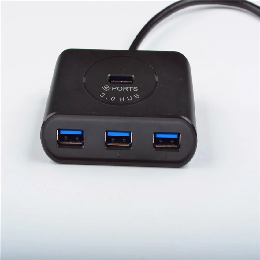 

USB Hub 3.0 Super Speed Portable 4 Port USB 3.0 Hub for Data Transfer with 60cm USB Cable for Laptop, PC, USB Flash Drives