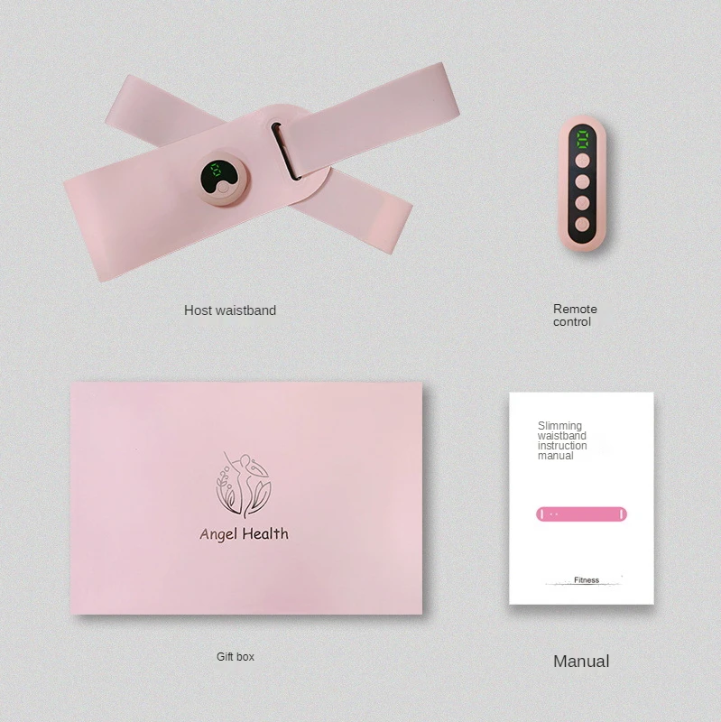 

Free shipping Remote Control Type Massage Belt Pulse PU Leather Fitness Belt Belt Household Fat Burning Weight Loss Belt