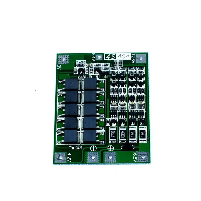 4S 40A 18650 литий ионная аккумуляторная батарея BMS PCB зарядное устройство Защитная