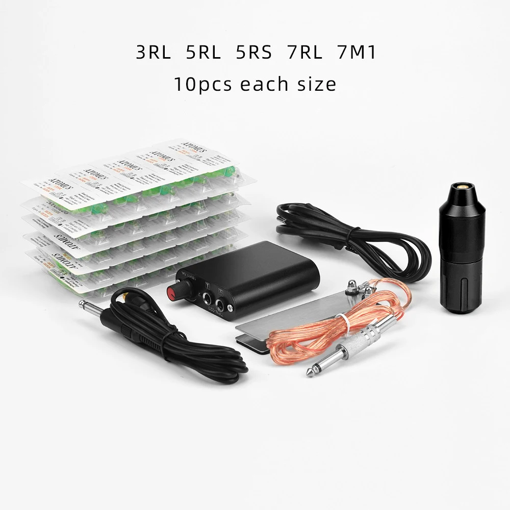 Горячий полный комплект татуировок машина с насадка для татуировочной машины