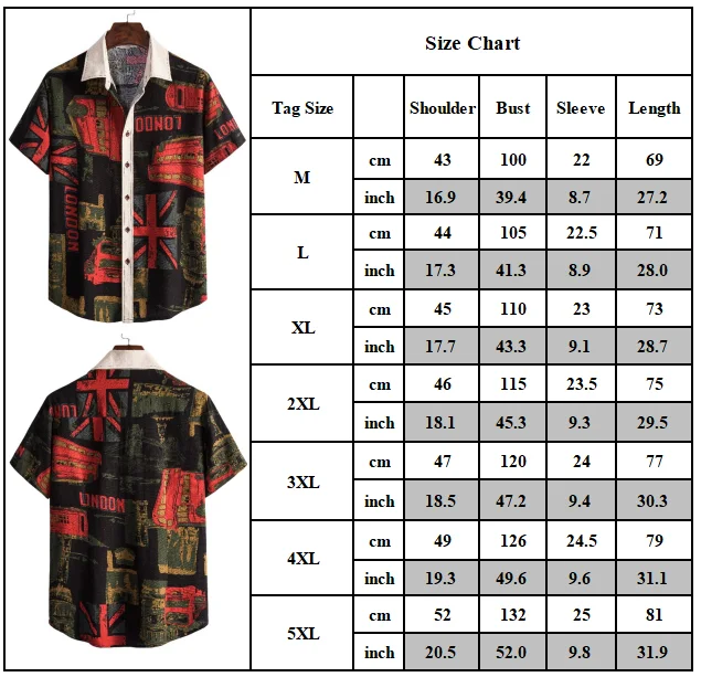 

Men Hawaiian Tropical Luau Aloha Shirt Beach Party Button Up Casual Dress Shirt