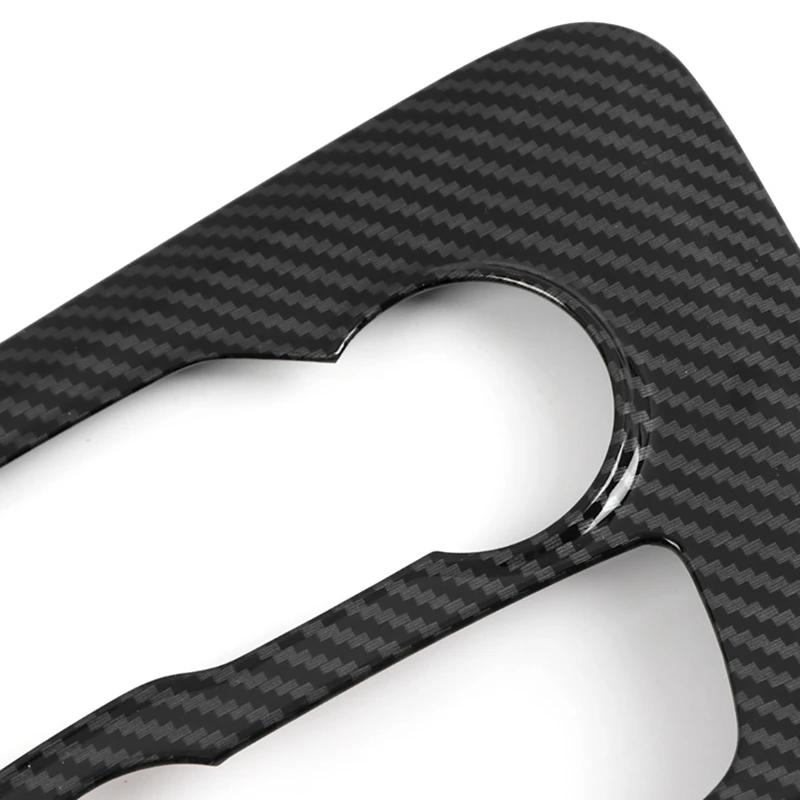 

Car Styling ABS Carbon Fiber Interior Console Air Condition Adjust Panel Cover Trim for Dodge Charger 2015-2020