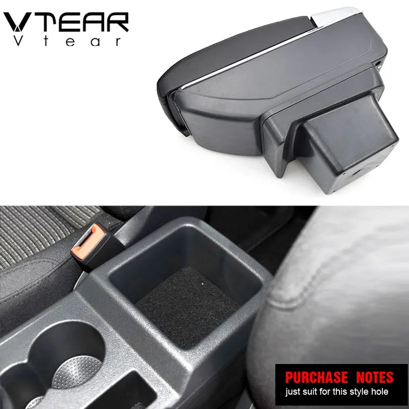 Аксессуары для vtear для VW Touran автомобильный подлокотник кожаный подлокотник вращающийся ящик для хранения usb интерфейс центральная консоль интерьер