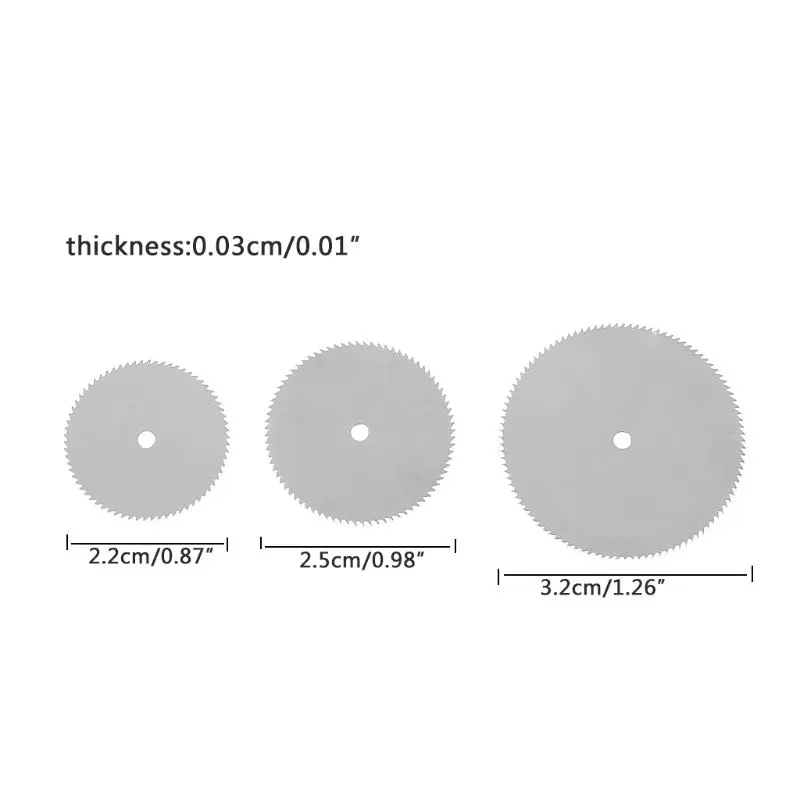 

10pcs Wood Cutting Disc Rotary Tool Circular Saw Blade Woodworking Cutting Wheel