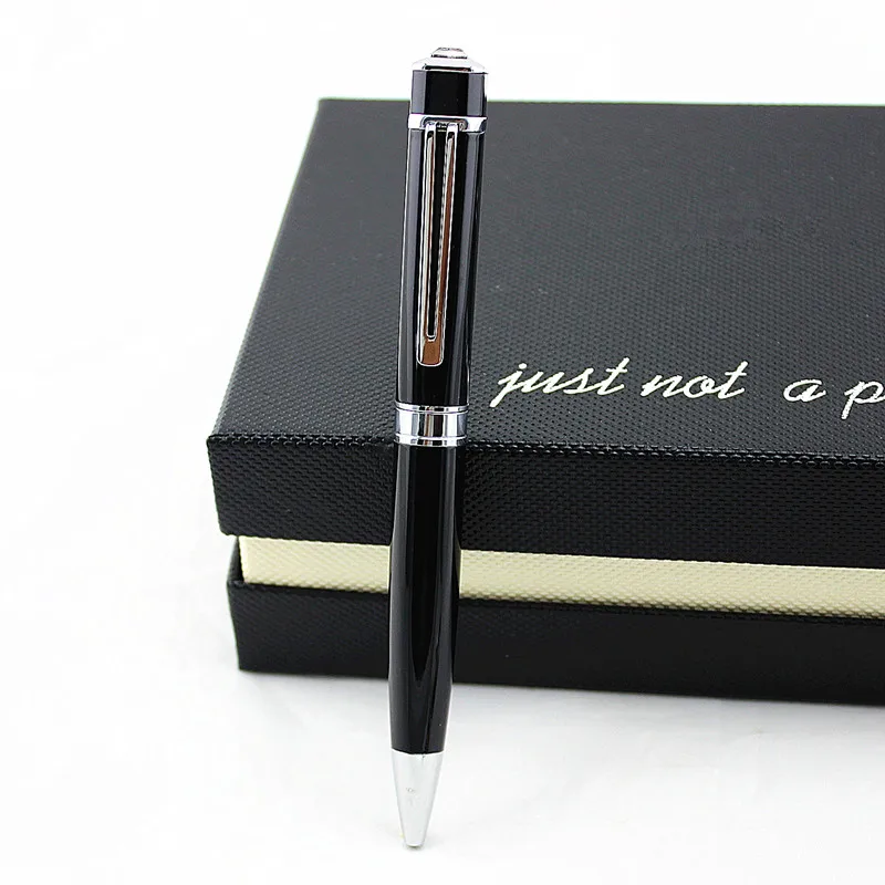 Персонализированная металлическая шариковая ручка для письма канцелярские