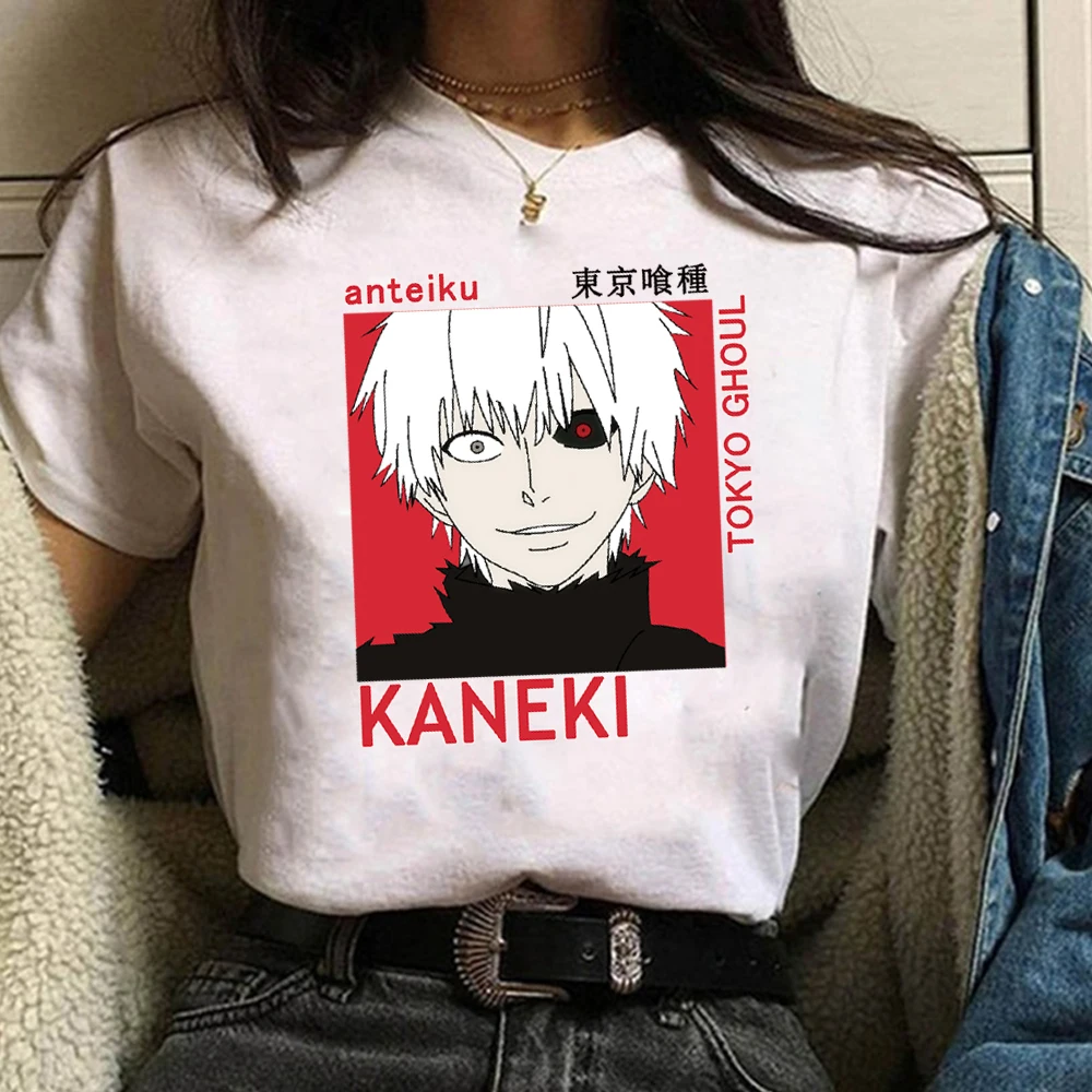 

Kaneki T-shirt Tokyo Ghoul Casual Tee Shirt Women Tops