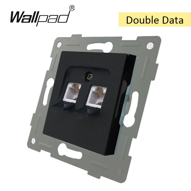 Double Data DIY ЕС функциональный ключ для модуля переключатель и гнездо с когтями крепления задней Wallpad L6 серии - Цвет: Double Data