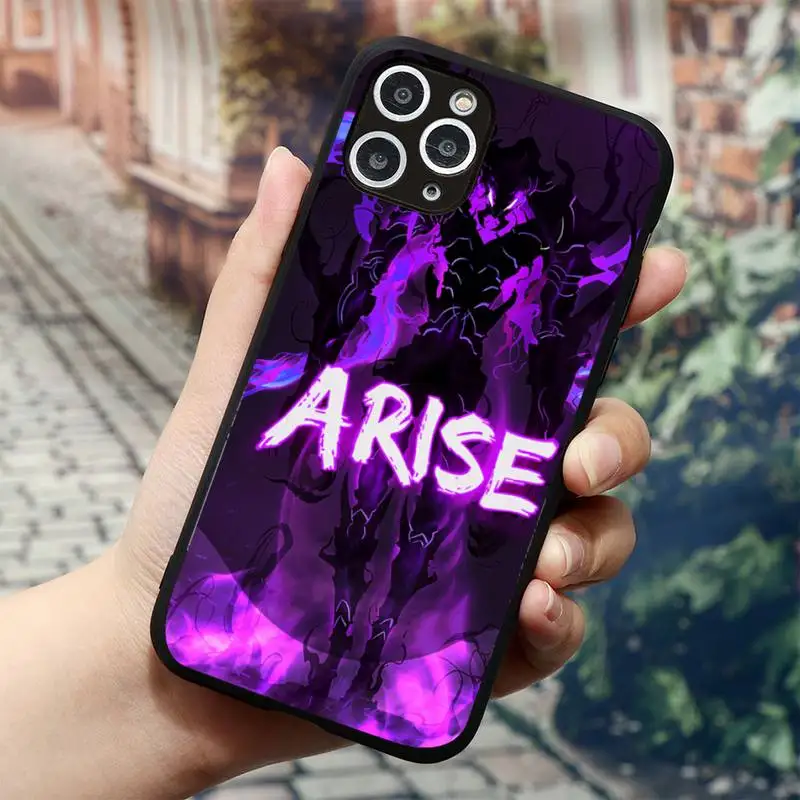 

solo leveling Phone Case for iPhone 11 12 mini pro XS MAX 8 7 6 6S Plus X 5S SE 2020 XR