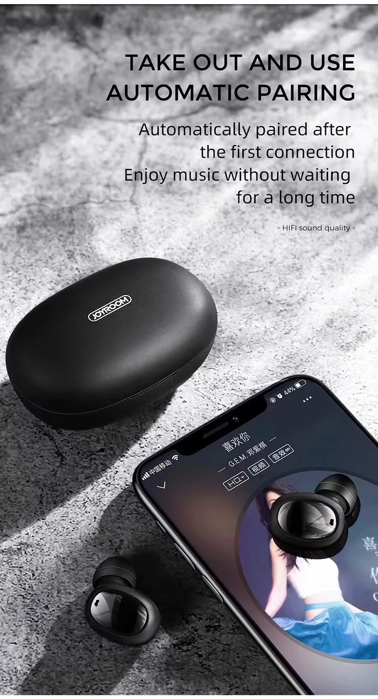 JOYROOM T08 TWS Bluetooth 5,0 наушники беспроводные стерео наушники с сенсорным управлением Водонепроницаемые бинауральные звонки спортивная Гарнитура для телефонов
