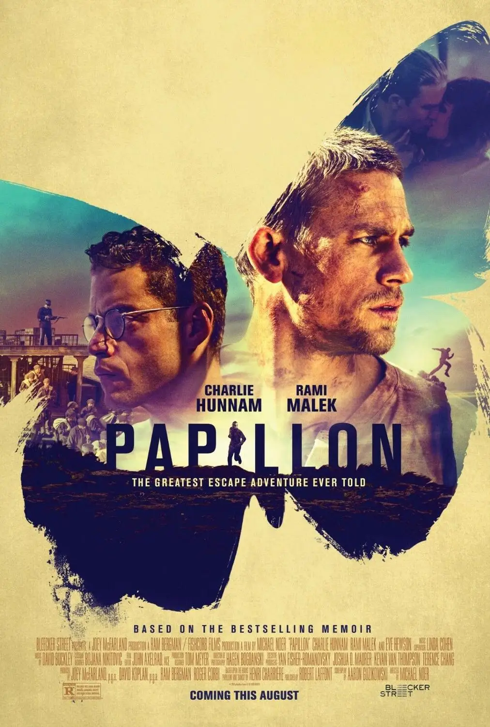 

PAPILLON MOVIE Art Film Print Silk Poster Home Wall Decor 24x36inch