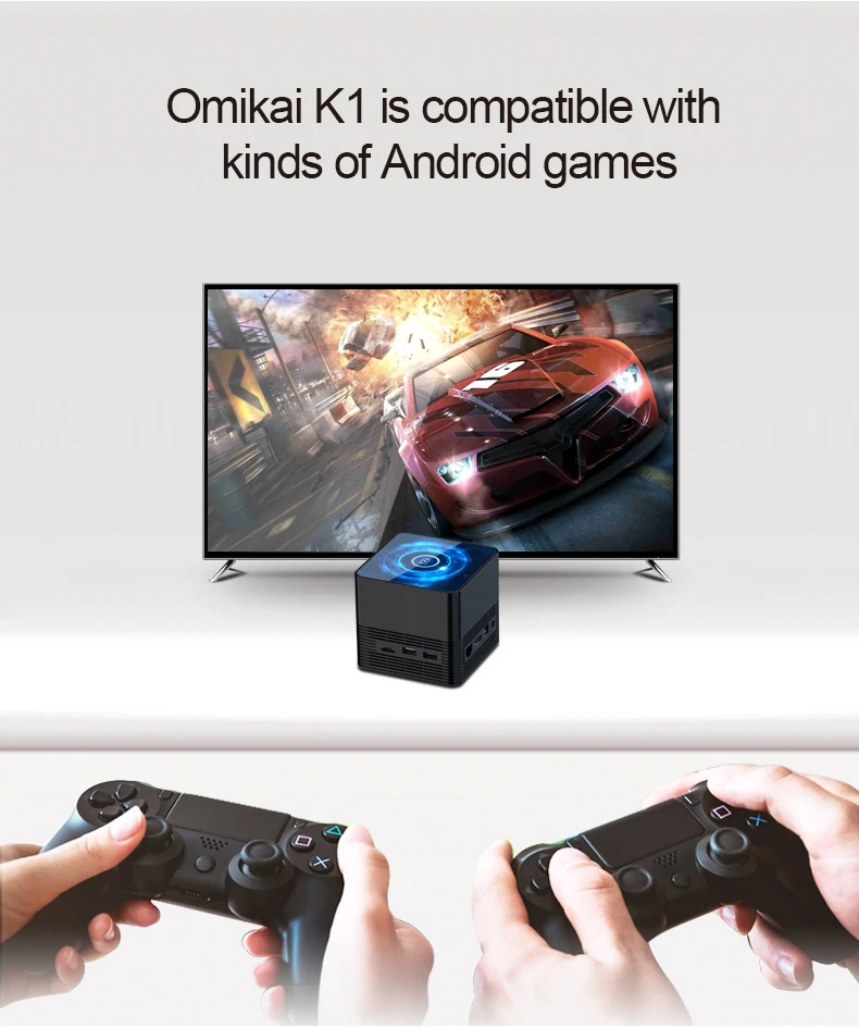 OMIKAI K1 Android 10 TV Box Беспроводной зарядки Media Player 6K 2 4G/5G двухъядерный процессор Wi Fi 1000 м