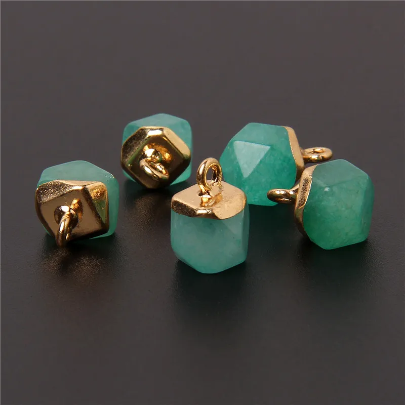 Оптовая продажа модные очаровательные кубики с гранями опал натуральный