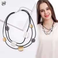new multilayer necklace fashion 925 silver jewelry for women unique statement accessories gift handmade jewelry wholesale