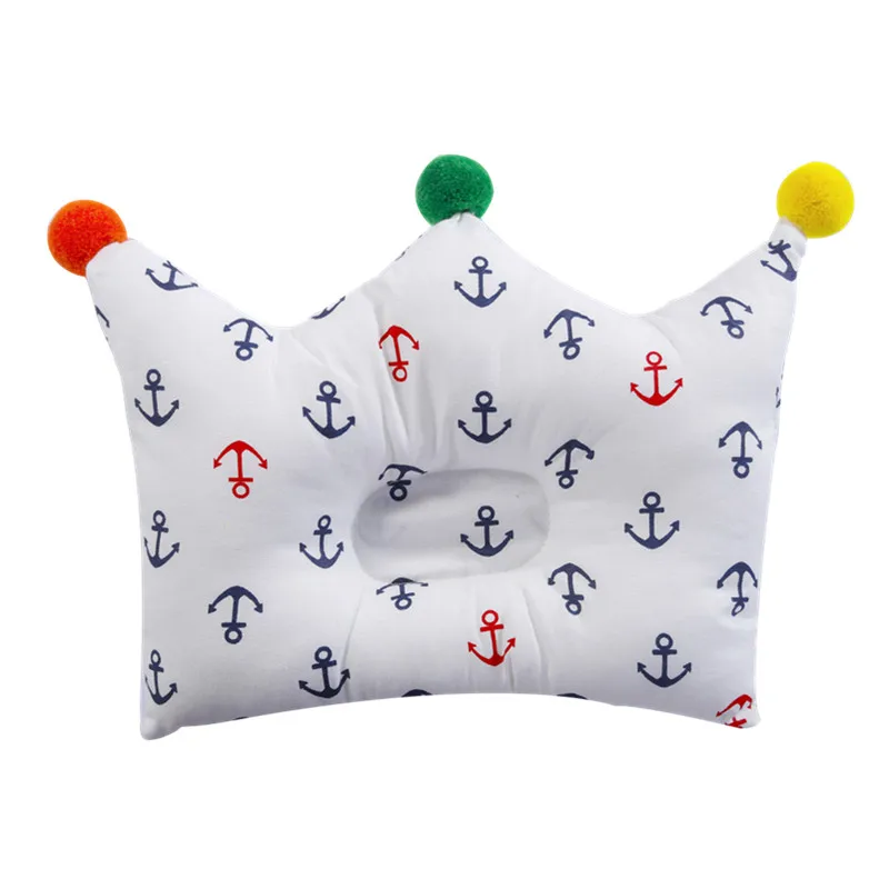 

Pillow For Sleeping Printed Neck Pillow Concave-Convex Protection Head Type For Newborn Baby Cushions for Decor 29X21.5cm Photo