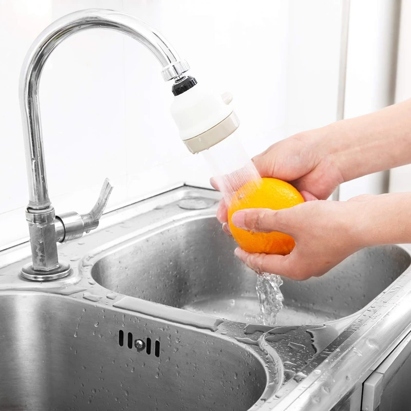 

2 Pack Kitchen Water Spray Water Saving Faucet Sprayer 360 Degree Rotate Tap Nozzle Adjustable Faucet Head Aerator