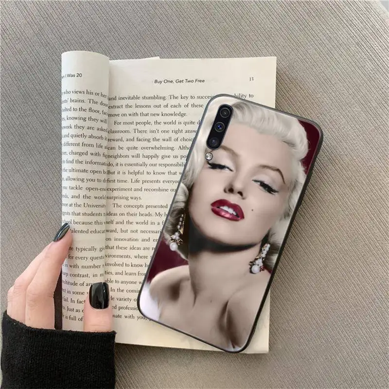 

Marilyn Monroe famous actor Phone Case For Samsung galaxy S 9 10 20 A 10 21 30 31 40 50 51 71 s note 20 j 4 2018 plus