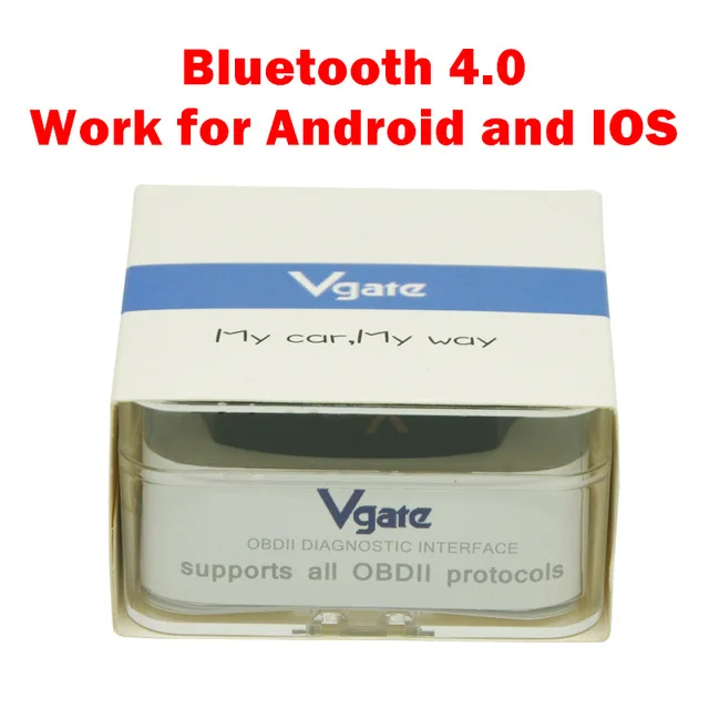 Bluetooth 4 Vgate iCar pro ELM327 Real V2.1 OBD код ридер Bluetooth/wifi Автоматический Режим сна для Android и IOS тесто, чем ELM327 V1.5 - Цвет: Bluetooth 4