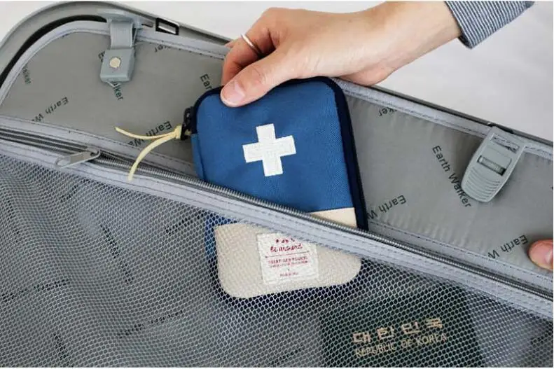 

Empty First Aid Bag Emergency Pouch Travel Medicine Pill Storage Bags Outdoor Survival Organizer Portable Travel Medine Divider
