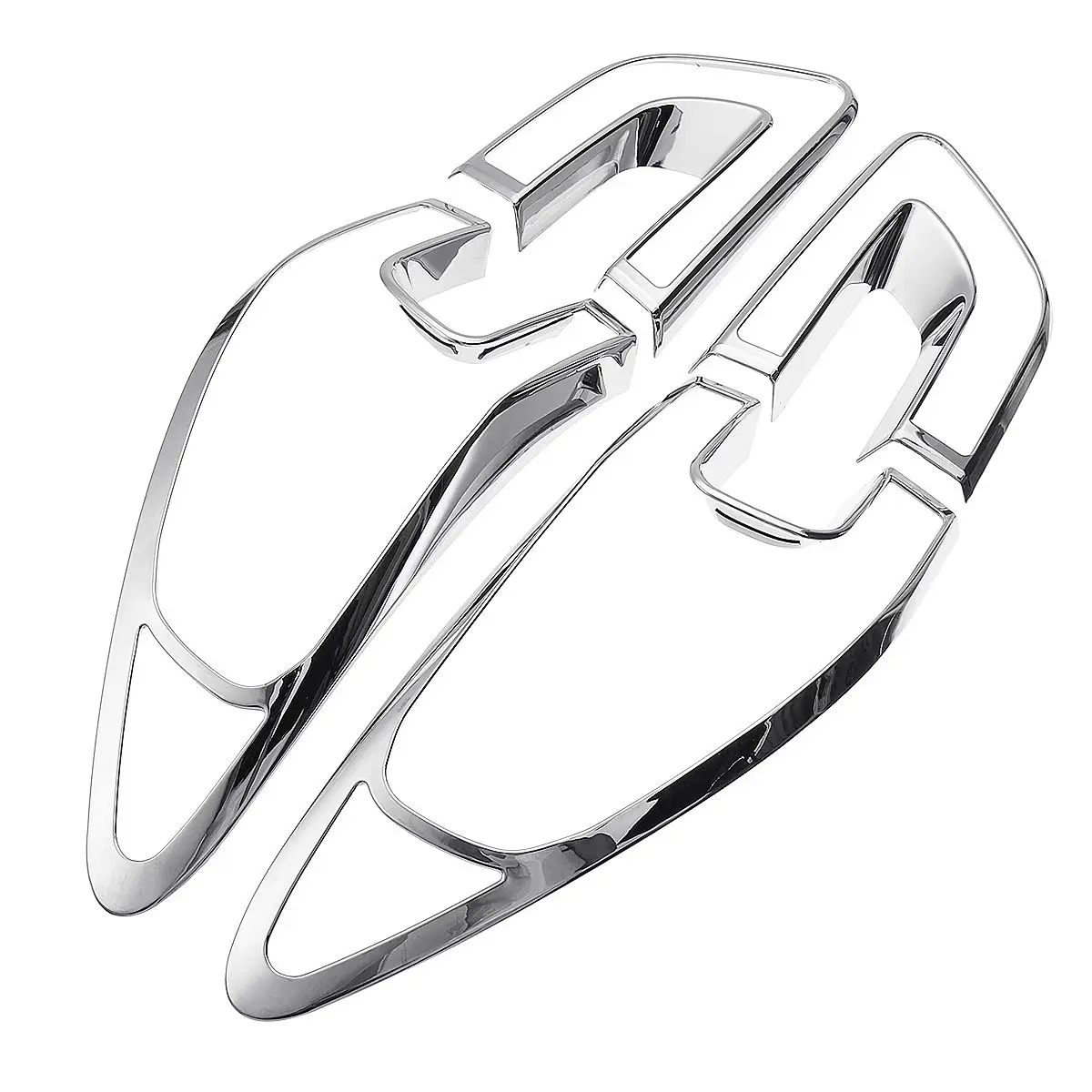 4 шт. Автомобильный задний светильник накладка рамка АБС ХРОМ украшение для Renault