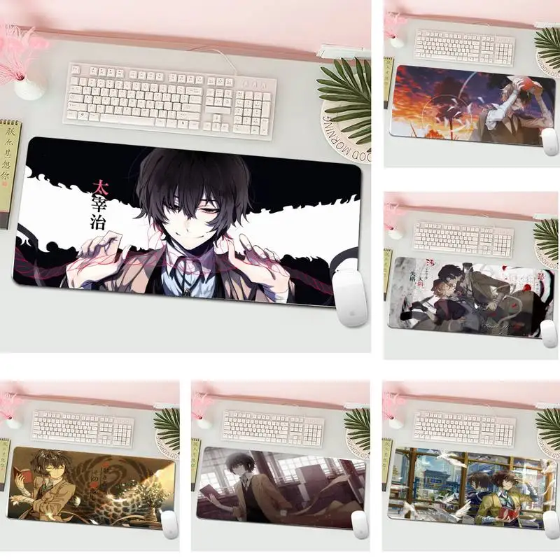 

Bungo Stray Dogs Osamu Dazai Large Mouse pad PC Computer mat L Large Gamer Keyboard PC Desk Mat Computer Tablet Gaming Mouse Pad