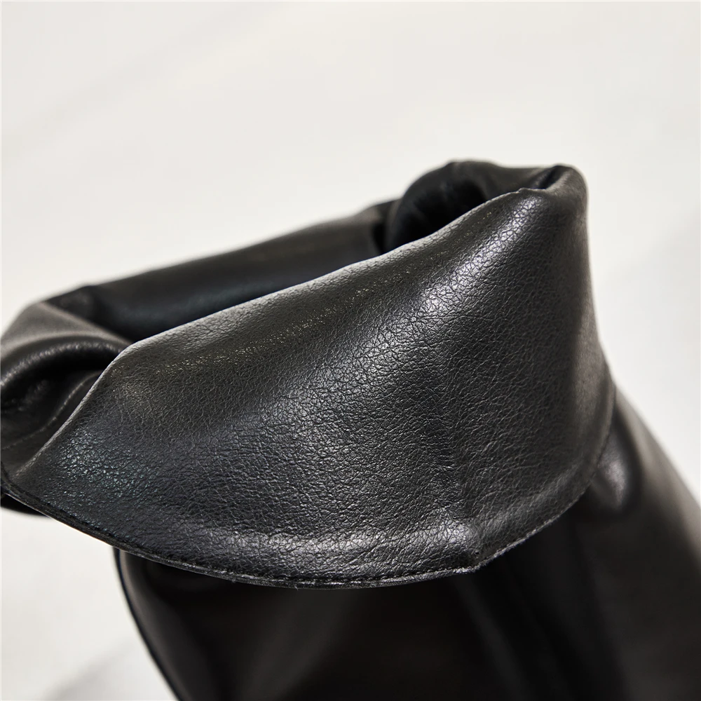 Buono Scarpe/Сапоги до колена с металлическим квадратным носком; фирменный дизайн из натуральной кожи; модная обувь на высоком каблуке; Botas Mujer; обувь на не сужающемся книзу массивном каблуке; Zapatos; Лидер продаж