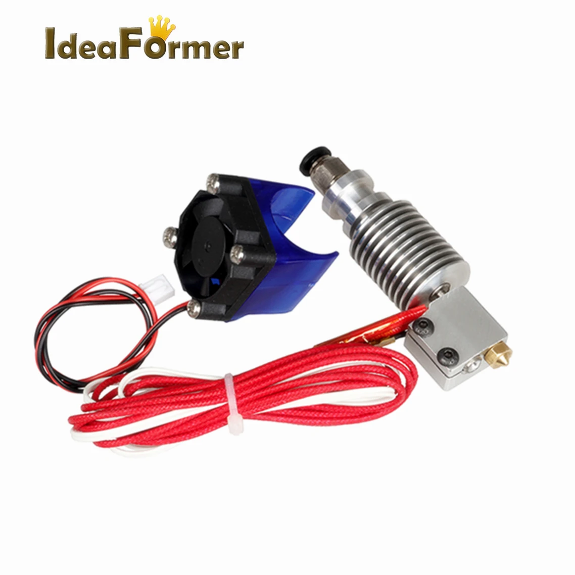 

V6 Volcano J-head Hot End Kit 12V/24V Bowden Extruder With Cooling Fan + Nozzle Remote For 1.75/3.0mm Filament 3D Printer Parts