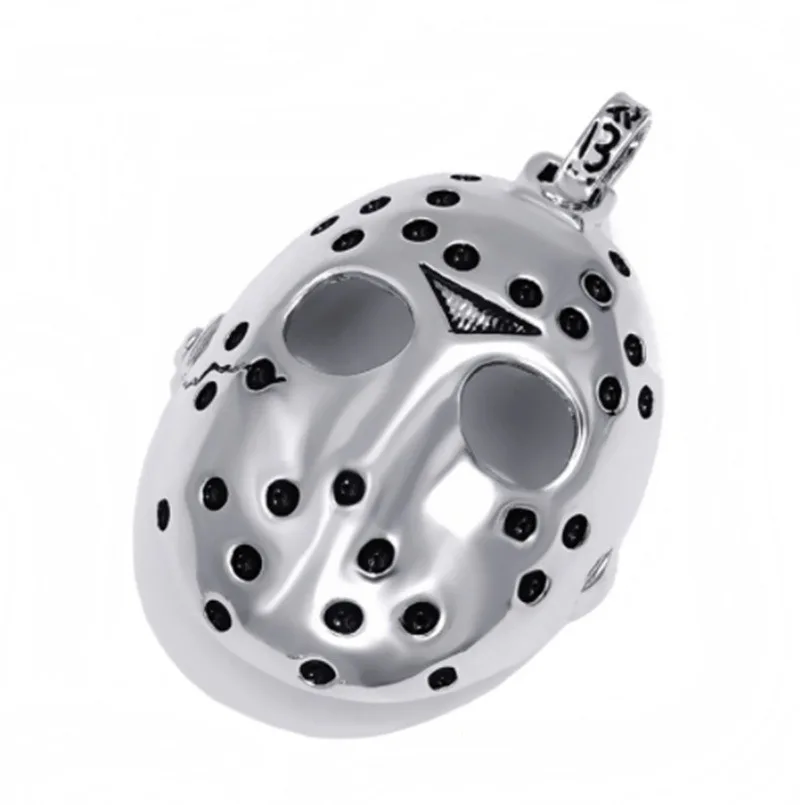

New Fashion Exquisite Mask Pendant Men's Hip-Hop Trendy Clothing Versatile Necklace