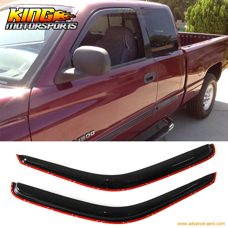 Подходит для 94 95 96 01 Dodge Ram 1500 2500 3500 оконный козырек дымчатый/тонированный